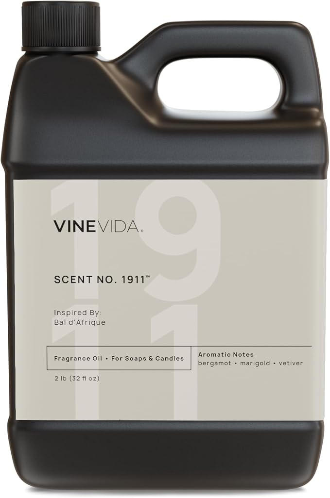 VINEVIDA [32 Oz] Inspired by: Bal D'Afrique; Fragrance Oil for Candle Making and Soap Making - Premium Candle Scents for Soy Candles