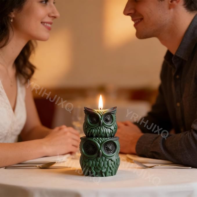 Owl Silicone Mold Candle Mold for Candle Marking Animal Molds for Epoxy Resin Ornament Decor