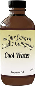 Our Own Candle Company -Cool Water Scented, Premium Grade Home Fragrance Oil for Diffusers (2oz)