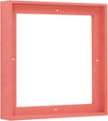 Pixy Canvas Floater Frame 46x46 for 1-1/2 (1.5) inch Deep Canvas Paintings/Canvas Prints/Wood Canvas Panels/Wall Art/Wall Decor/Home Decor/Artwork (Pastel Red/Pink, 46 x 46 inch, Square)