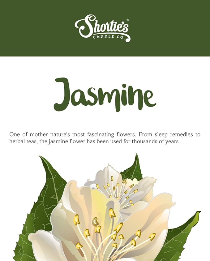 Honeysuckle Jasmine Highly Scented Natural 3 Wick Candle, Essential Fragrance Oils, 100% Soy, Phthalate & Paraben Free, Clean Burning, 14.5 Oz.