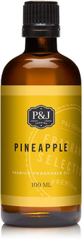 P&J Fragrance Oil | Pineapple Oil 100ml - Candle Scents for Candle Making, Freshie Scent, Soap Making Supplies, Diffuser Oil Scents
