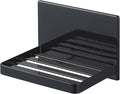 Yamazaki 5557 Magnetic Bathroom Soap Tray, Black, Approx. W 4.7 x D 3.4 x H 3.1 inches (12 x 8.7 x 8 cm), Tower, Protects Soap from Water, Soap Dish