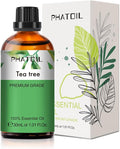 PHATOIL 1.01FL.Oz Tea Tree Essential Oil, for Aromatherapy Diffusers, Humidifiers, Great for DIY Candle and Soap Making, Gift for Friend(30ML)