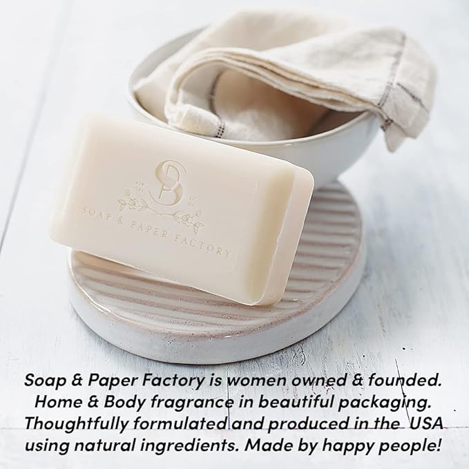 Soap & Paper Factory Roland Pine 6 oz Large Tin Soy Candle