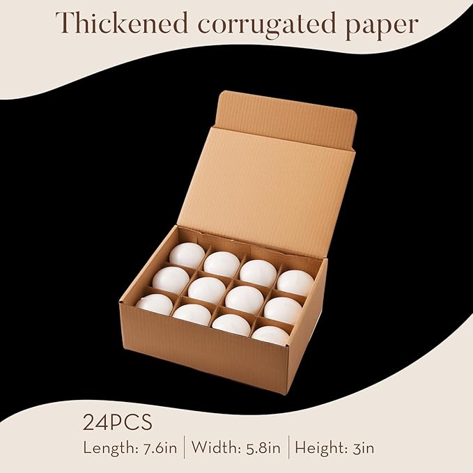 1.75 inch White Floating Candles, 24 Pack 5-6 Hours Long Burning Floating Candle, Burn Clean & Unscented Floating Candles for Centerpieces,Wedding, Christmas