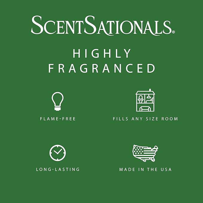Scentsationals Wax Melts, Wax Cubes Strong Scent - Honeysuckle Pineapple - Long Lasting Scented Melts for Warmer, 10oz (24-Cubes)