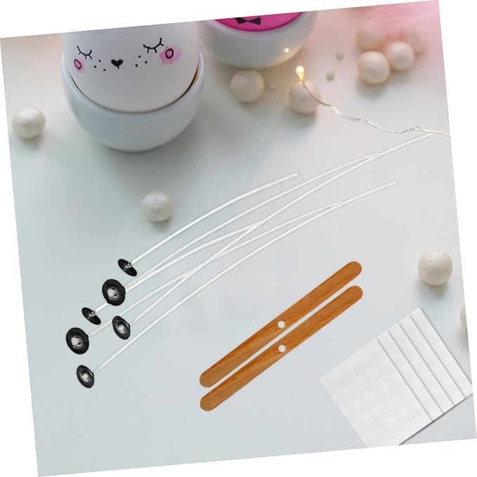 TEHAUX 1set Candle Making Kit Candle Wicks Stickers Holders Complete for Birthdays Parties