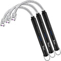 SUPRUS Electric Candle Lighter USB Type C Rechargeable Lighter Steel Shell & Hanging Hook with 360° Flexible Neck(Black, 3)