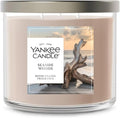 Yankee Candle Seaside Woods, Fall Scented Candle, 14.5oz 3-Wick Candle Jar with up to 40 Hours Burn Time