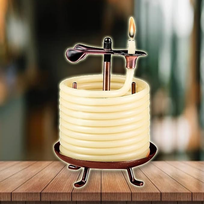 Candle by the Hour 144-Hour Refill, Eco-friendly Natural Beeswax with Cotton Wick,Yellow