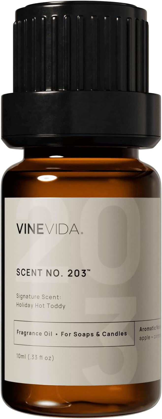 VINEVIDA [0.33 oz] Scent Holiday Hot Toddy; Fragrance Oil for Candle Making and Soap Making - Winter & Holiday Oils