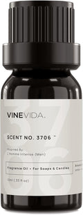 VINEVIDA [0.33 Oz] Inspired by: L'Homme Intense (Men); Fragrance Oil for Candle Making and Soap Making - Premium Candle Scents for Soy Candles