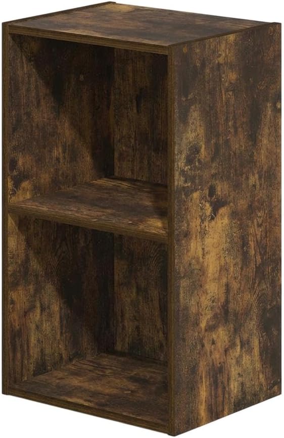 Furnifact Amber Pine Bookcase with Modern Design, Sturdy Wood Construction, Elegant Storage Solution for Living Room, Office, or Bedroom