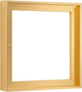Pixy Canvas Floater Frame 46x46 for 1-1/2 (1.5) inch Deep Canvas Paintings/Canvas Prints/Wood Canvas Panels/Wall Art/Wall Decor/Home Decor/Artwork (Brass Gold, 46 x 46 inch, Square)