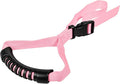 E-cowlboy Auto Cane Grab Handle - Adjustable Standing Aid Safety Portable Vehicle Support Bar With Nylon Grip - Mobility Assist Device (Pink)