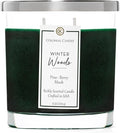 Colonial Candle Winter Woods Scented Candle Jar, Highly Fragranced Candles for Home Scented, Mottled Wax Candle, 2 Wick, 8 oz - Made in the USA