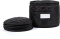 Covermates Keepsakes Dish Storage Case – Padded China & Dinnerware Organizer, Quilted Polyester Protection, ID Window, Zipper Closure, Machine Washable, Black