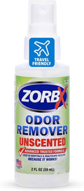 ZORBX Unscented Odor Eliminator for Strong Odor 2 Fl Oz, Pack of 1 - Used in Hospitals & Healthcare Facilities - Advanced Formula, Fast-Acting Odor Remover Spray for Dog, Cat, House & Carpet