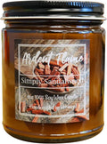 Candles | Simply Sandalwood | 100% Natural Soy Wax Candle for Home Decor | Highly Scented | Premium Fragrance | Handmade in Vermont, USA | 8 oz | Long Lasting | Gift for Women and Men