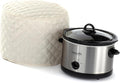 Covermates Keepsakes Slow Cooker Cover – Quilted Electric Appliance Protector for Kitchen Counter Storage – Dust & Stain Resistant – Washable Slip-On Design, Cream
