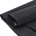 Waterproof Canvas Fabric - 58" Wide 600D Upholstery Polyester Material - Durable Indoor Outdoor Water Resistant Fabric for Furniture Cover Cushion Home Awning (Black_Clear PU Coating, 1 Yard)
