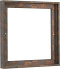 Pixy Canvas Floater Frame 17x17 for 3/4 (0.75) inch Deep Canvas Paintings/Canvas Prints/Wood Canvas Panels/Wall Art/Wall Decor/Home Decor/Artwork (Rusty Blue, 17 x 17 inch, Square)