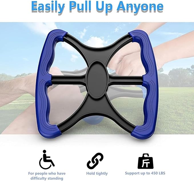Lift Standing Aid, Lift Assist Handicap Bar with None Slip Grip Handles Bariatric, Disabled, Paramedic, Therapist, Nurse Standing Aids,Lift Assist for Elderly.