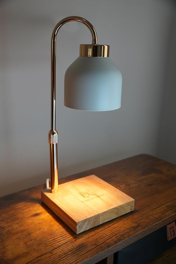 Candle Warmer Lamp with Timer and Dimmer, Adjustable Height Electric Candle Warmer for Jar Candles, Flameless Wax Melt Warmer Lamp, Housewarming Gift Home Decor for Women – DN Collection