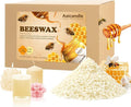 Aaicandle Beeswax Pellets 5LB (80 oz)| 100% Pure Natural Bees Wax for Candle Making | Candle Wax Beads & Bees Wax Pellets Melts for DIY Crafts and Candle Wax, Soap, Candle Making Supplies