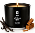 Lulu Candles | Vanilla Oak| Luxury Scented Soy Jar Candle | Hand Poured in The USA | Highly Scented Long Lasting (11 Oz.)