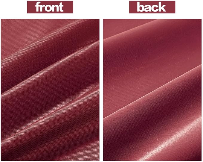 600D Outdoor Waterproof Fabric by The Yard - 59" Wide Burgundy Nylon Fabric for Furniture Covers, Outdoor Chair Cushions, Awnings - DIY Sewing Material (5 Yard)