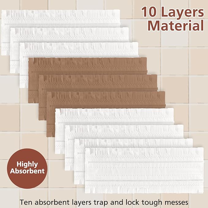20 Pack Disposable Mopping Pads Refills Compatible with Swiffer PowerMop Wood Mop for Swiffer Wood Floor Cleaning Spray Clean Pads Replacement