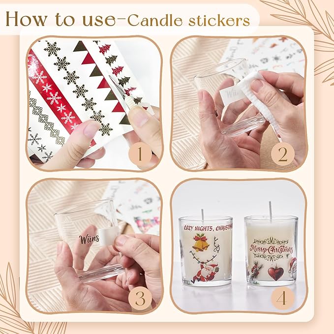 DIY Candle Making Kit with Wax Melter, Scented Candle Making Set with Candle Tattoo and Glass Jars, All-in-One Wax Melts Kit with Dried Flowers for Adults