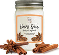 Aira Soy Candle – Harvest Spice – 12 oz Mason Jar – Hand-Poured USA – Long-Lasting Vegan Soy Wax Candle – Cozy Fall & Holiday Aroma – Paraffin-Free, Kosher, Cruelty-Free