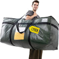 TAILI 69 Gallon Extra Large Storage Bags, XXL Green Heavy Duty Moving Bags For Storage with Visible Window, Wrap Around Handles, Totes for Space Saving, Alternative to Moving Boxes