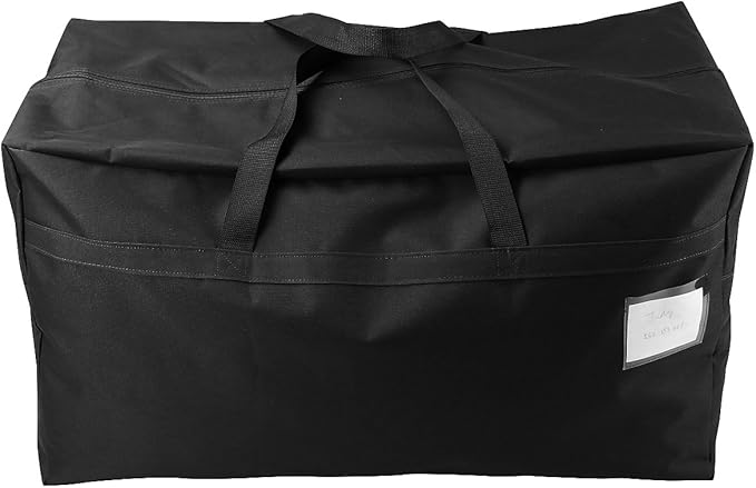 iwill CREATE PRO 100L Large Size Ornament Water Resistant Travle Duffel Tote Storage Bags with Carry Handles, Black