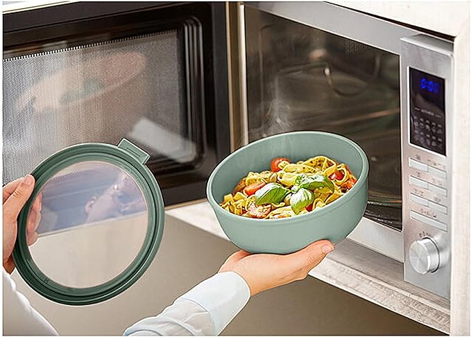 Mepal – Multi Bowl Cirqula 3-Piece Set – Food Storage Container with Lid - Suitable as Airtight Storage Box for Fridge & Freezer, Microwave Container & Servable Dish - 500, 1000, 2000ml - Nordic White