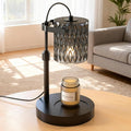 Candle Warmer Lamp with Adjustable Height & Timer - 4-Level Dimmable Wax Warmer for Jar Candles, Includes 2 Bulbs, Elegant Home Decor Gift