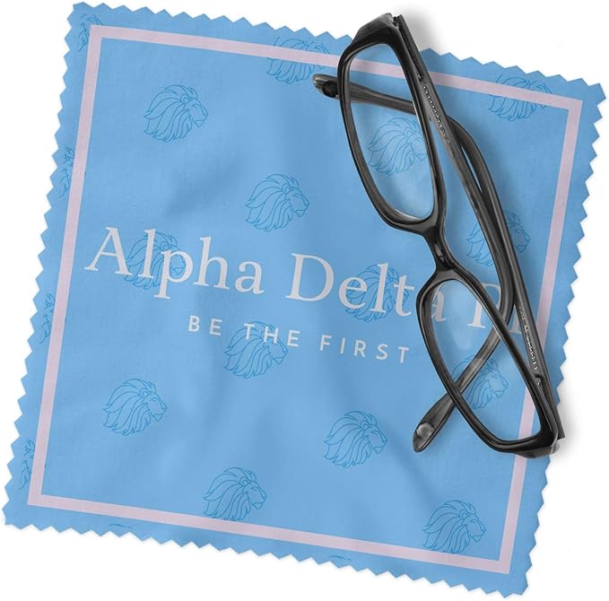 Alpha Delta Pi Eyeglass Cleaner & Microfiber Cleaning Cloth (Alpha Delta Pi - 6)