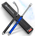 KTEBO 2 Pack Plasma Arc Electric Candle Lighters Rechargeable, Flexible Gooseneck Long Reach for Scented Candles, BBQ Grill &Camping - Windproof Design Lighters - Stocking Stuffers, Black & Blue