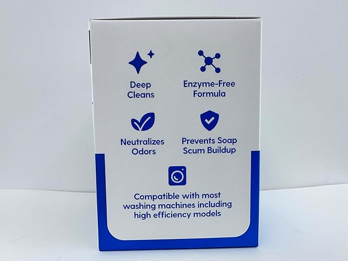 M3 Naturals Washing Machine Cleaner Tablets - Oxygen Based HE Top & Front Load Washer Cleaner and Deodorizer Compatible with LG Whirlpool & Most Major Brands - Removes Residue (1 Year Supply)