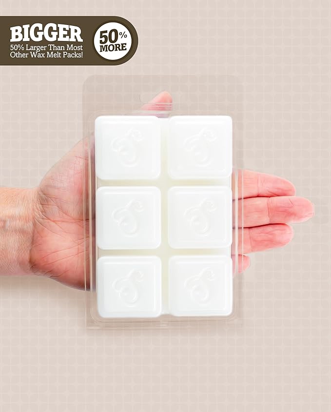 Shortie's Candle Company Pure Gardenia Wax Melts Multi Pack - Formula 117-2 Highly Scented 3 Oz. Bars - Made with Essential & Natural Oils - Flower & Floral Warmer Wax Cubes