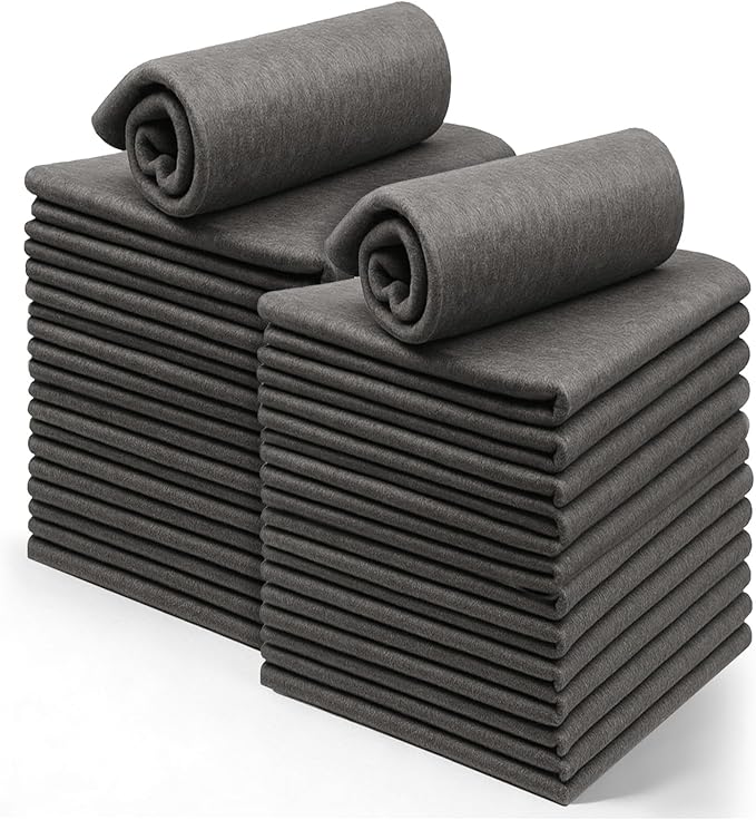20 Pcs Thickened Magic Cleaning Cloth, Reusable Polyester Fiber Cleaning Rags Washable Cleanings Glass Cloth for Home Kitchen Window Glass Cars