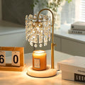 Candle Warmer Lamp with Timer Dimmer Adjustable Height for New Home Bedroom,Vintage Home Decor for Scented JaR 3 Bulbs for New Home Decor, Women Mom Christmas Birthday Gifts,Black (Gold)