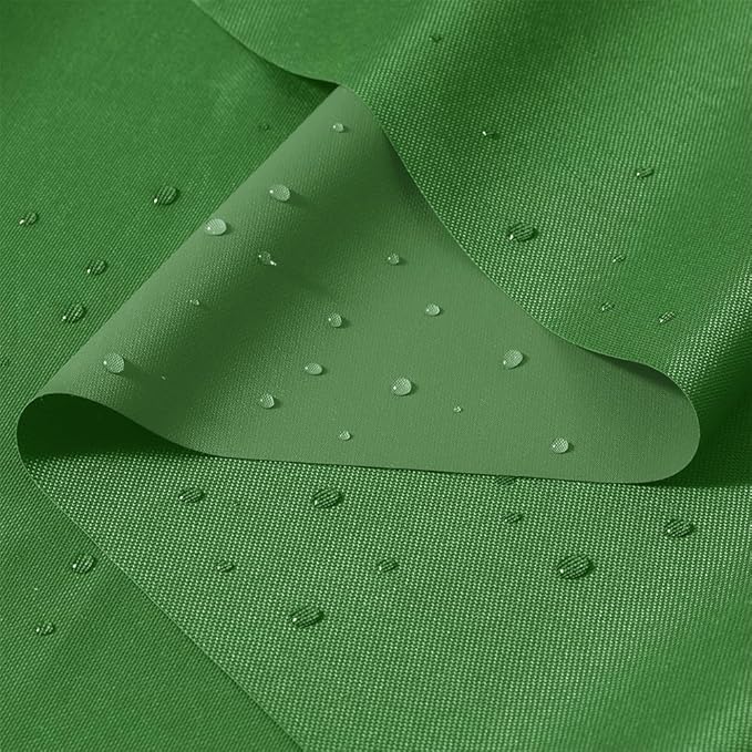 600D Outdoor Waterproof Fabric by The Yard - 59" Wide Kelly Green Nylon Fabric for Furniture Covers, Outdoor Chair Cushions, Awnings - DIY Sewing Material (5 Yard)