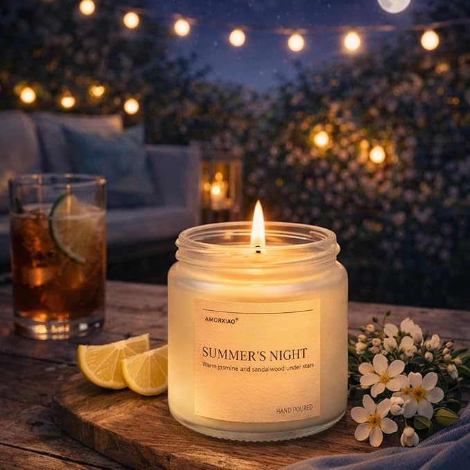 Scented Candles Gift Set, 8 Pack Soy Wax Candles for Home, Spring Summer Floral Fresh Aromatherapy Scents, Gifts for Women, Birthday