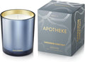 Apotheke Signature Scented Candles for Home, Cardamom Chestnut - 10.5 oz - Soy Wax, Non Toxic, Large Jar Blue - Luxury Candle Gifts for Women & Men - Vanilla & Woods