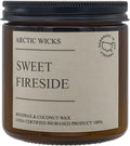 Sweet Fireside Candle | Arctic Wicks 16oz Coconut & Beeswax Candles | Campfire Sweet Scented Fireside Candles for Fall, Winter, Holidays, Gifts, Non-Toxic, Sustainable | USDA Certified 100% Biobased