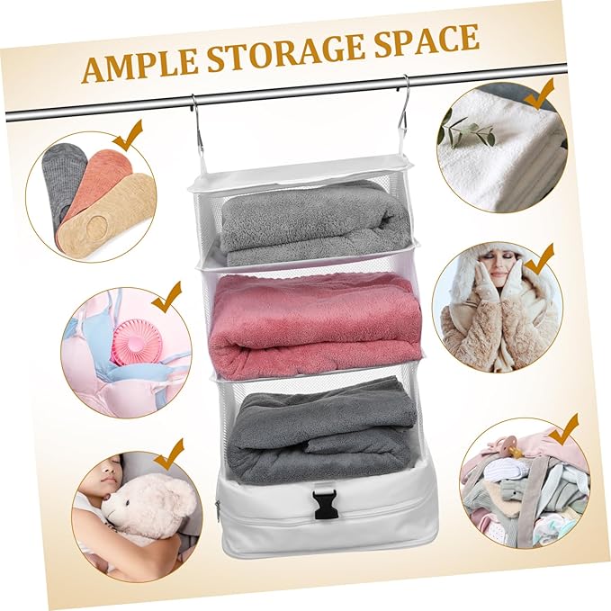 Mikinona Hanging Bag Storage Bag Organizer for Travel Pouches Packing Organizer
